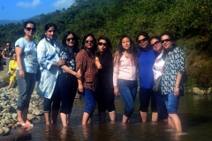 NDA Darjeeling Staff Picnic Teachers Having Fun in the River