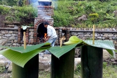 Organic local beverage tongba at The Riverside Dwelling